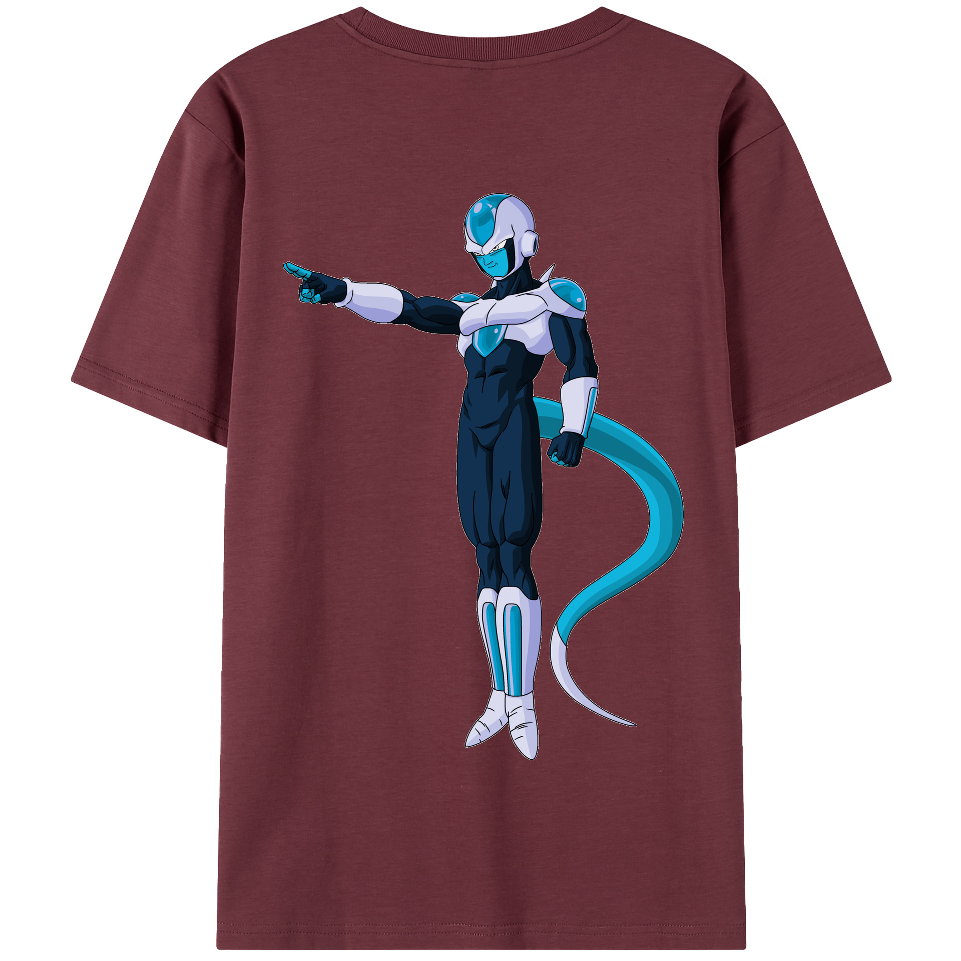 （画像用） ドラゴンボール フリーザ DRAGON BALL Frieza 綿100％半袖Tシャツ（背面プリント）